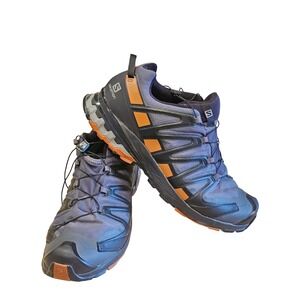 Salomon XA Pro 3D GTX Gore-Tex Trail Running Shoe Grey Orange Men Hiking Sneaker
